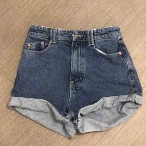 Zara high waisted denim shorts NWOT